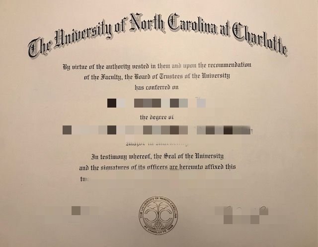 北卡罗来纳大学夏洛特分校原版毕业证书，美国北卡罗来纳大学教堂山分校毕业证为什么北卡罗来纳大学夏洛特分校毕业证书如此受关注？