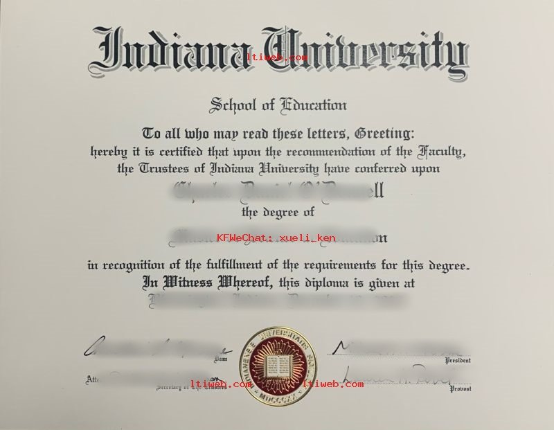 美国印第安纳大学伯明顿分校毕业证成绩单制作_IUB文凭复刻