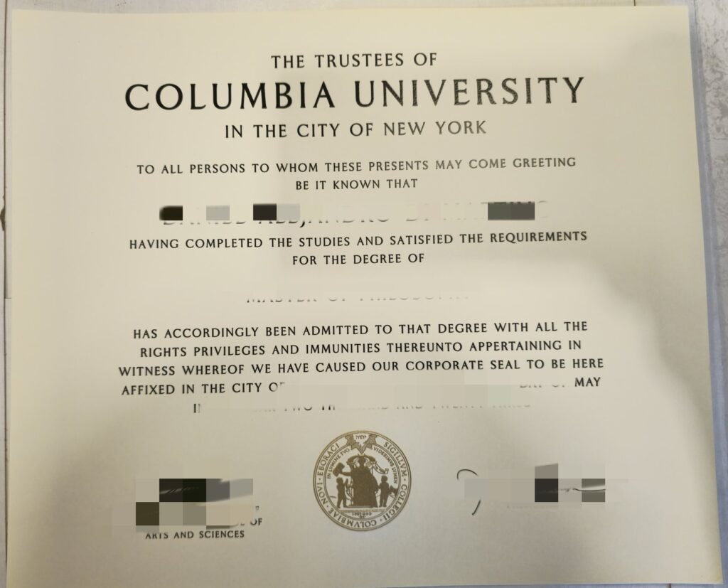 美国哥伦比亚大学columbia成绩单购买,在线定制哥伦比亚大学原版毕业证，哥大成绩单制作,办理哥大2025年学位证书degree