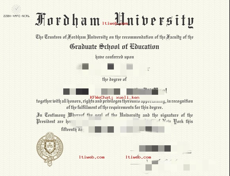 美国福特汉姆大学毕业证成绩单制作_Fordham文凭复刻