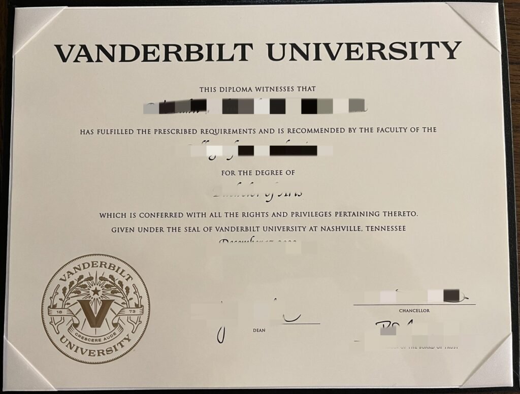 范德堡大学毕业证成绩单，解锁未来无限可能，办理Vandy文凭-范德堡大学毕业证购买